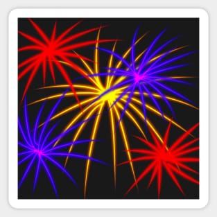 Celebration Fireworks Sticker